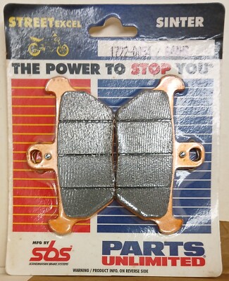 BRAKE PADS SBS Sintered NOS PARTS UNLIMITED 1722-0054 644HS BMW R1100 R100 R80