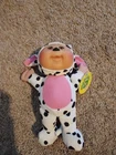 2011 Cabbage Patch Kids Cuties Mignons Doll Black Nose & Hood Cow Costume W/ Tag