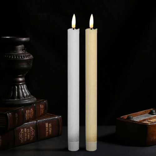 6pcs LED Flameless Candlesticks with Remote Control Electric for Christmas Party