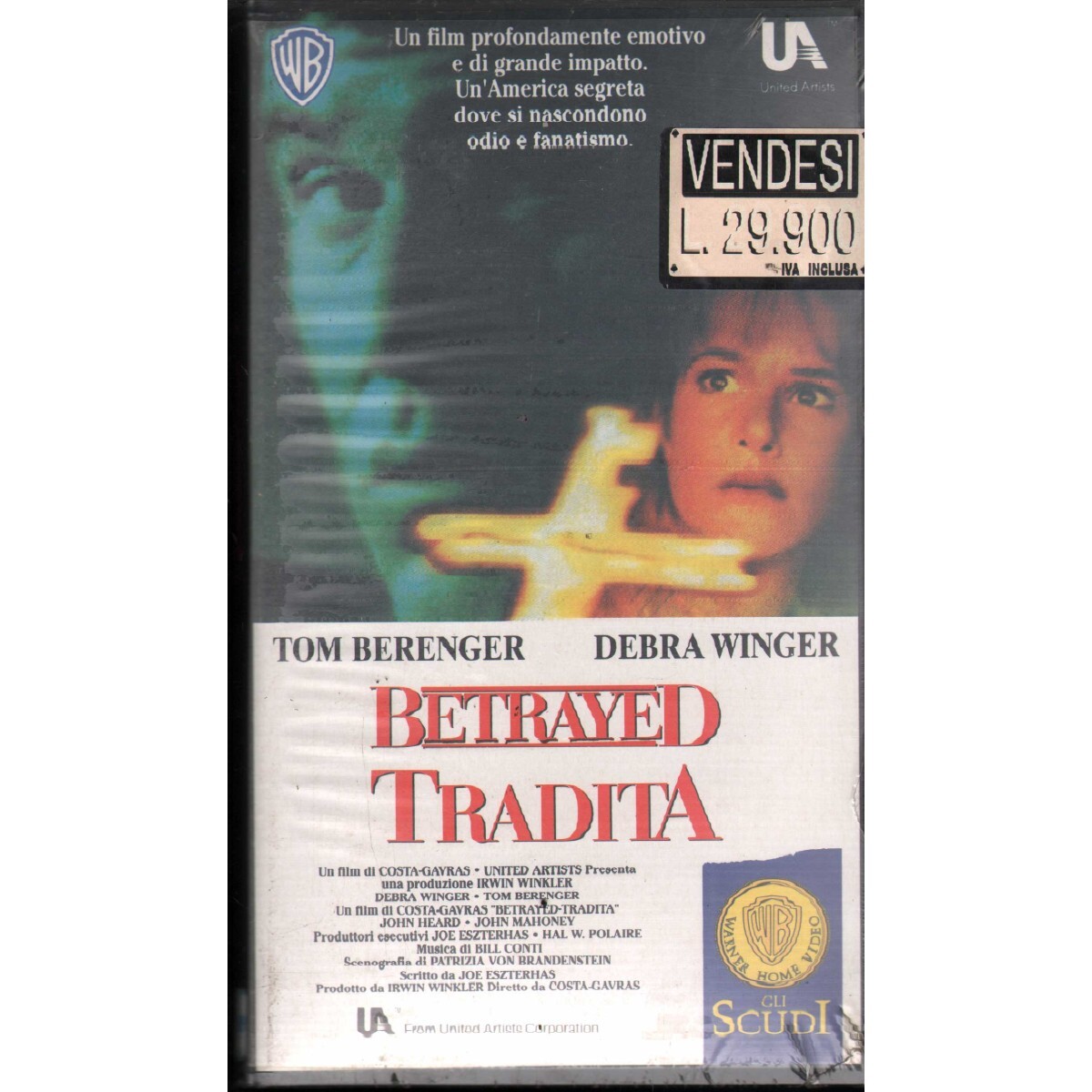 Betrayed - Betrayed VHS Costa-Gavras Univideo - PIV99678 Sealed