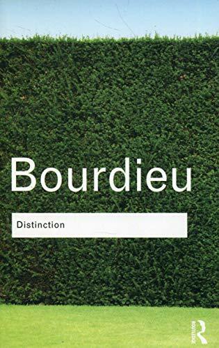 Distinction (Routledge Classics),Pierre Bourdieu
