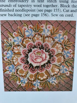 Kaffe Fassett Working Bouquet Kissen Gobelin Muster