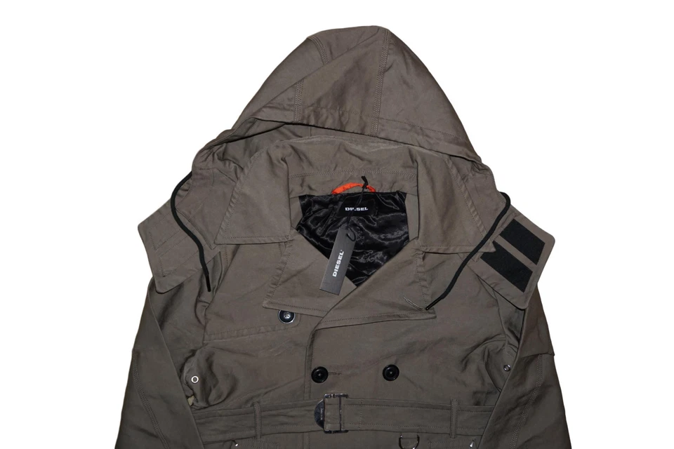 DIESEL W-SEEDS TRENCH COAT SIZE M RELAX FIT 100% AUTHENTIC - Image 3 of 4