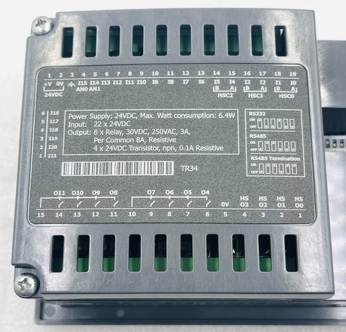 Unitronics V430-J-TR34-Z PLC Controller with integrated HMI Touchscreen - Picture 7 of 7
