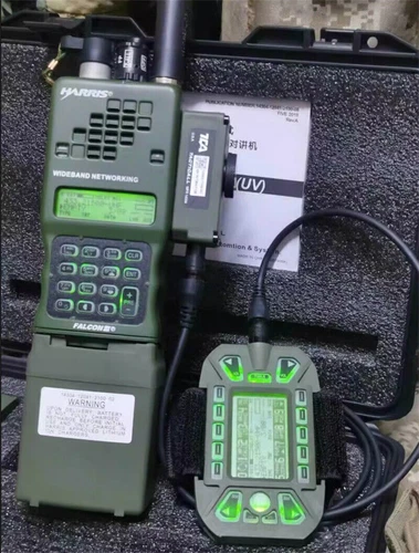 US Ware! HARRIS TCA PRC 152A Funkgerät 15W Metall VHF UHF KDU Tastatur Anzeigeeinheit - Bild 1 von 26