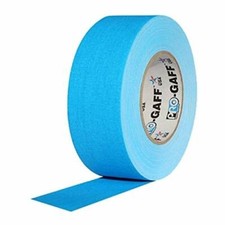 Pro Tapes Neon Pro Gaffer Tape Fluorescent Blue 2" x 50 yds.
