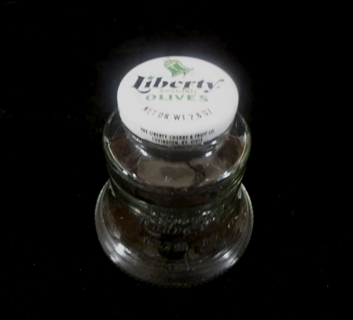 1776-1976 Bicentennial Liberty Spanish Olives Liberty Bell Jar with Lid - Picture 12 of 16