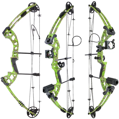 Adjustable 30-60lbs Compound Bow Set Archery Hunting Right Left Shooting Fishing - Picture 34 of 42