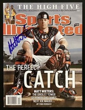 Matt Wieters Signed Sports Illustrated 3/15/10 No Label Orioles Autograph JSA