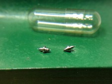 Lot x 2 - ELGIN 12s -4191C - Pocket Watch Balance Staffs - NOS - FREE SHIP b5 