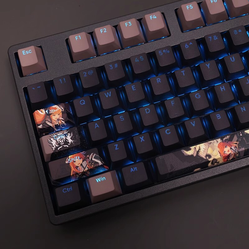 Arknights BAGPIPE PBT RGB Cherry MX Keycaps For Mechanical Keyboard 108