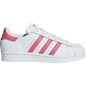 adidas superstar blancas con rosa