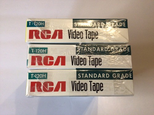 RCA Video Tapes. Lot Of 3. T-120H. Standard VHS Video Tape NEW - Picture 2 of 3