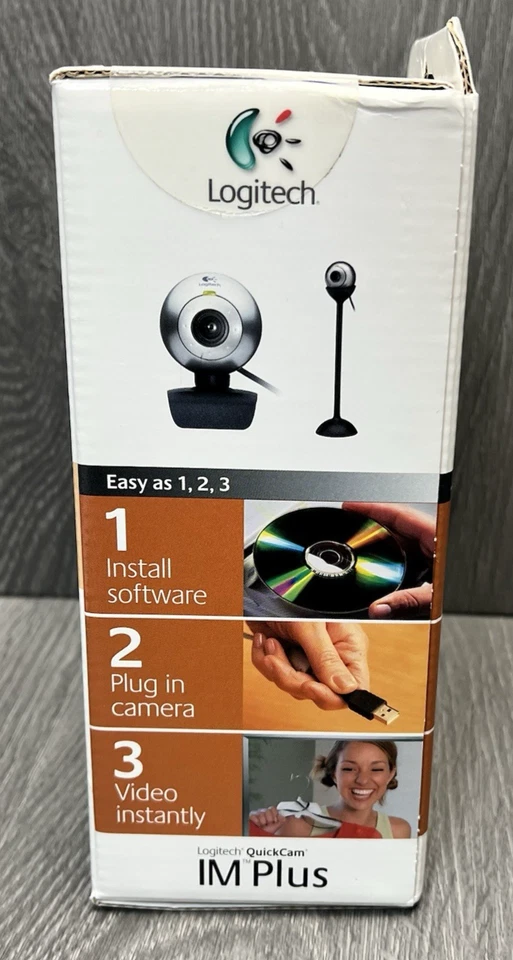 Logitech IM Plus Quick Cam BONUS Headset and Stand NEW - Image 4 of 4