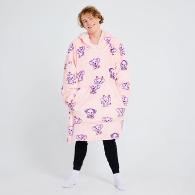 Elephant genuine Oodie hooded blanket NO LABELS overstock/slight