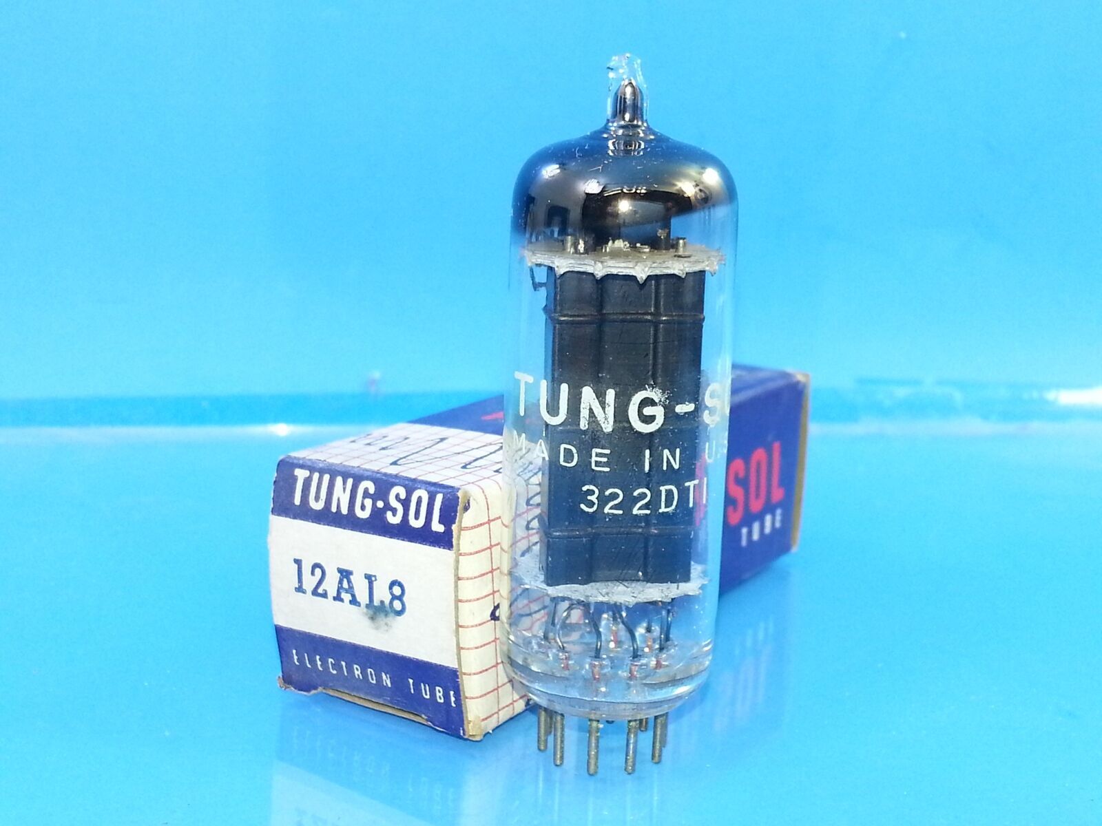 TUNG SOL 12AL8 TUBE ELECTRON TUBE AUDIO RADIO TV REPAIR NOS NIB SINGLE