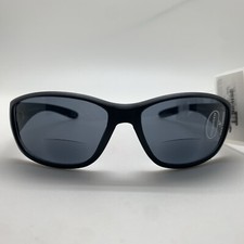FOSTER GRANT THEODORE BLK 2.00 Black Wrap BiFocal SunReaders GLASSES 100 UV