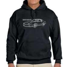 1983-88 Monte Carlo SS Profile Design Hoodie Sweatshirt NEW