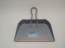 16" Steel Shop Dust Pan All Metal Extra Large