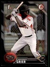 2016 Bowman Silver Paper Anfernee Grier 273/499 Arizona Diamondbacks