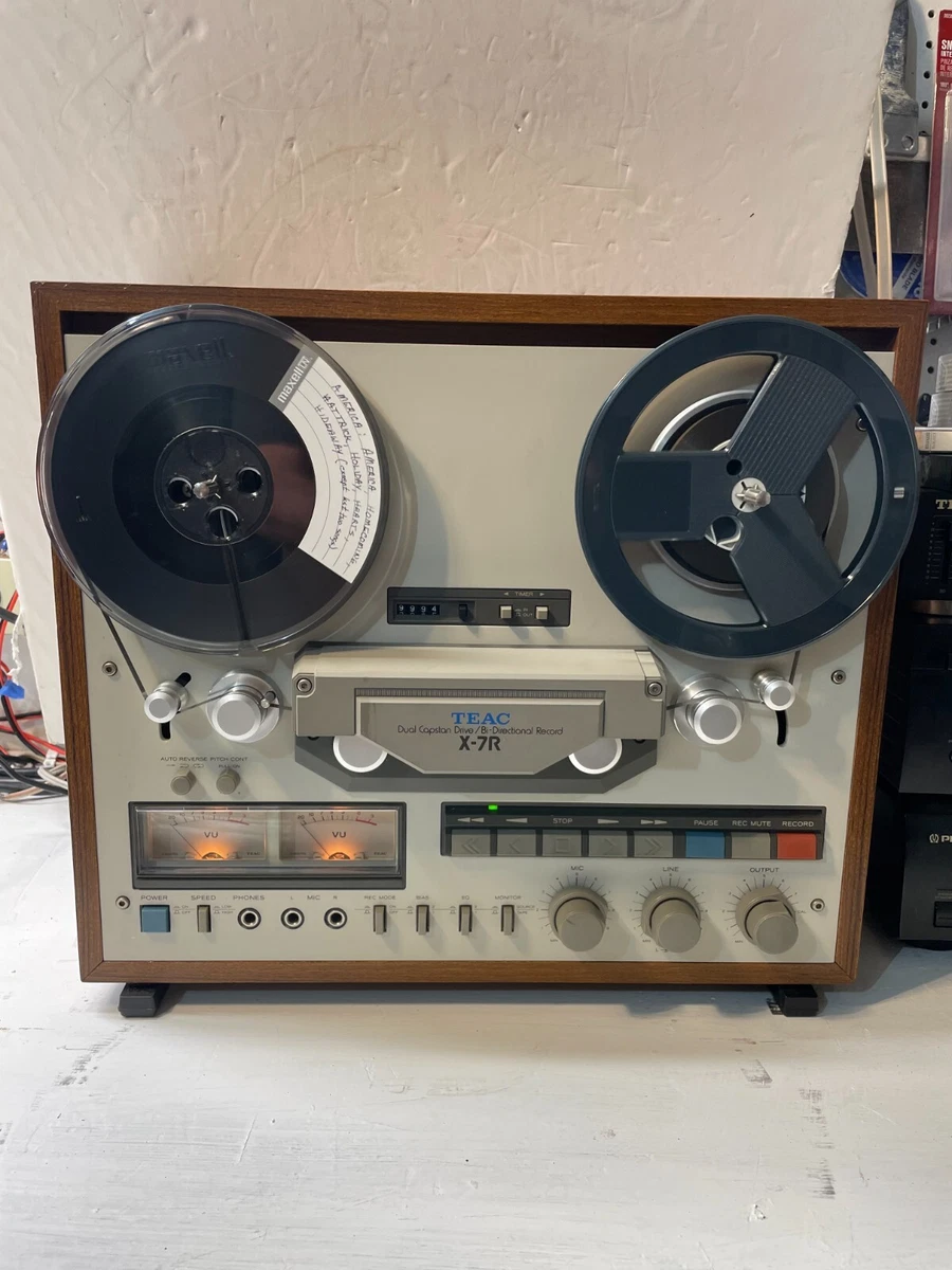Teac X-7R Bi-directional Reel to Reel Deck with Wood case
