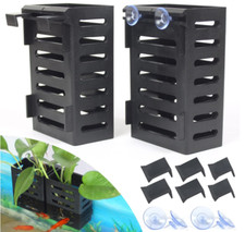 2 Pcs Aquarium Plant Holder, Fish Tank Plant Holder with Hooks and Suction Cups,