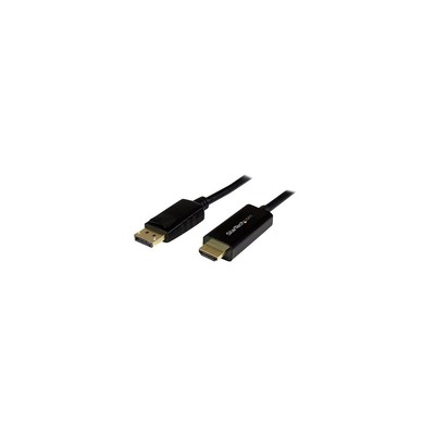 StarTech DP2HDMM3MB 9.84' DisplayPort/HDMI Audio/Video Cable Black
