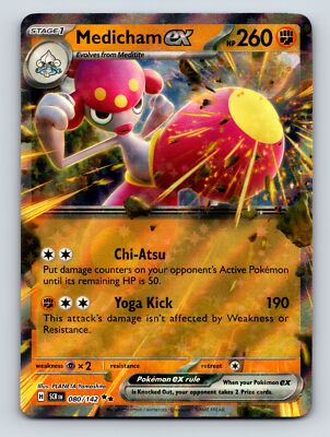 Stage 1 Medicham EX HP 260 ChiAtso Yoga Kick Rarity Vibrant