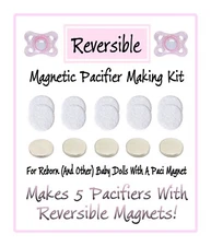 Reversible Magnetic Reborn Pacifier Making Kit! DIY (Makes 5 Pacis)