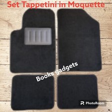 Per Fiat Marea Weekend 1996-2003 Set Tappetini Moquette Adattabili C/Battitacco