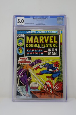Marvel 1974 Marvel Double Feature #7 CGC 5.0  - Captain America & Iron Man