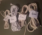 1m THICK STRETCHY COTTON /NYLON RESTRINGING ELASTIC CORD or TAPE FOR DOLLS