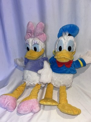 Donald Duck And Daisy Duck Plush Disney Store Authentic Exclusive 18   Soft