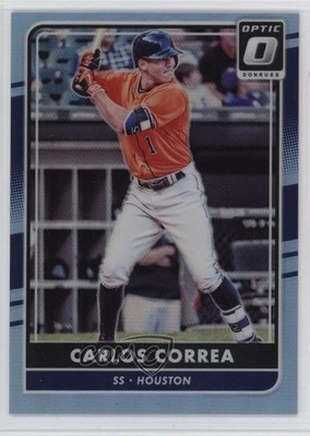 2016 Panini Donruss Optic Carolina Blue 49/50 Carlos Correa #139 0e2x