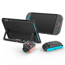 Spigen Switch 2 Case with Detachable Joy-Con Controllers Kickstand Compatible