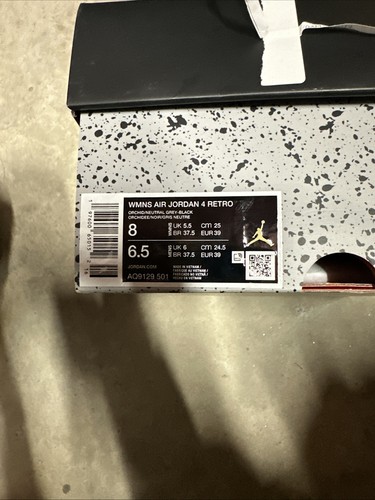 8W - Air Jordan 4 Retro Orchid Women’s *GEBRAUCHT! STEAL! SCHECK MARKET! STEAL!!!! - Bild 8 von 8