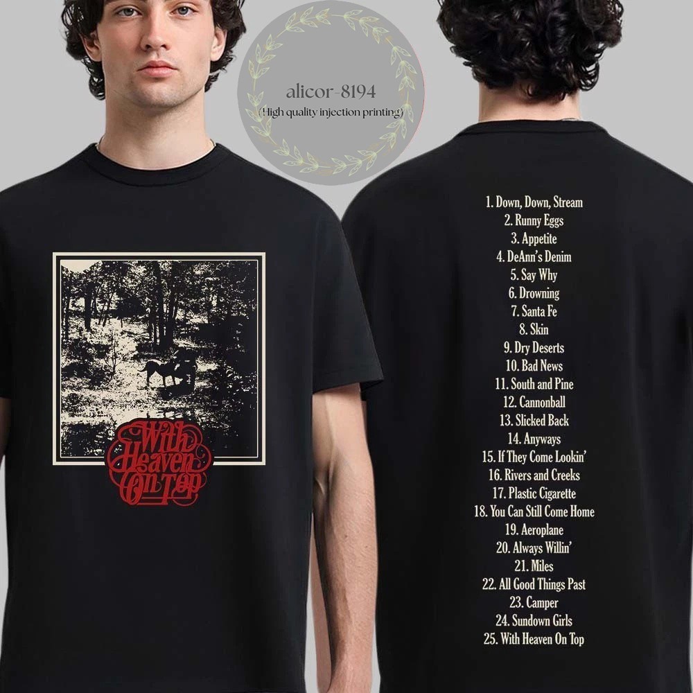 Zach Bryan With Heaven On Top Tour 2026 Merch T-Shirt | eBay