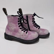 Dr martens kids girls boot tie dye pascal j 1460 Size 12