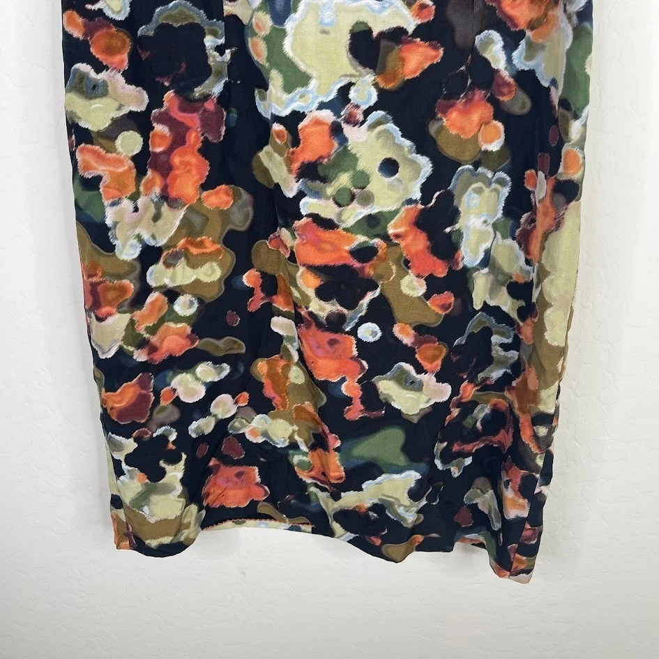 Vestido Moulinette Soeurs Seda Algodón Estampado Floral Manga Abullonada Artístico Boho Talla 10 Foto 4 de 4