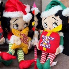 Betty Boop Santa Claus: Betty Baby Plush Christmas