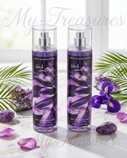 Lot 2 NEW Bath Body Works Black Amethyst Fragrance Mist 8 oz Discontinued