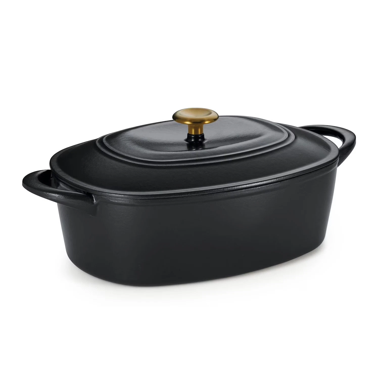 Tramontina 7-Quart Enameled Cast Iron Dutch Oven (Black)