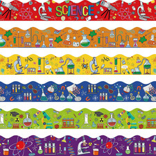 75Ft Science Bulletin Board Borders Classroom Decorations, Back to School Scient