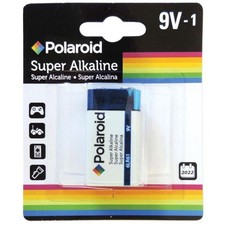 Batería superalcalina industrial Polaroid de 9 voltios (paquete de 6)