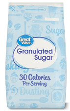 Great Value Pure Granulated Sugar, 10lb free and fast Shipping