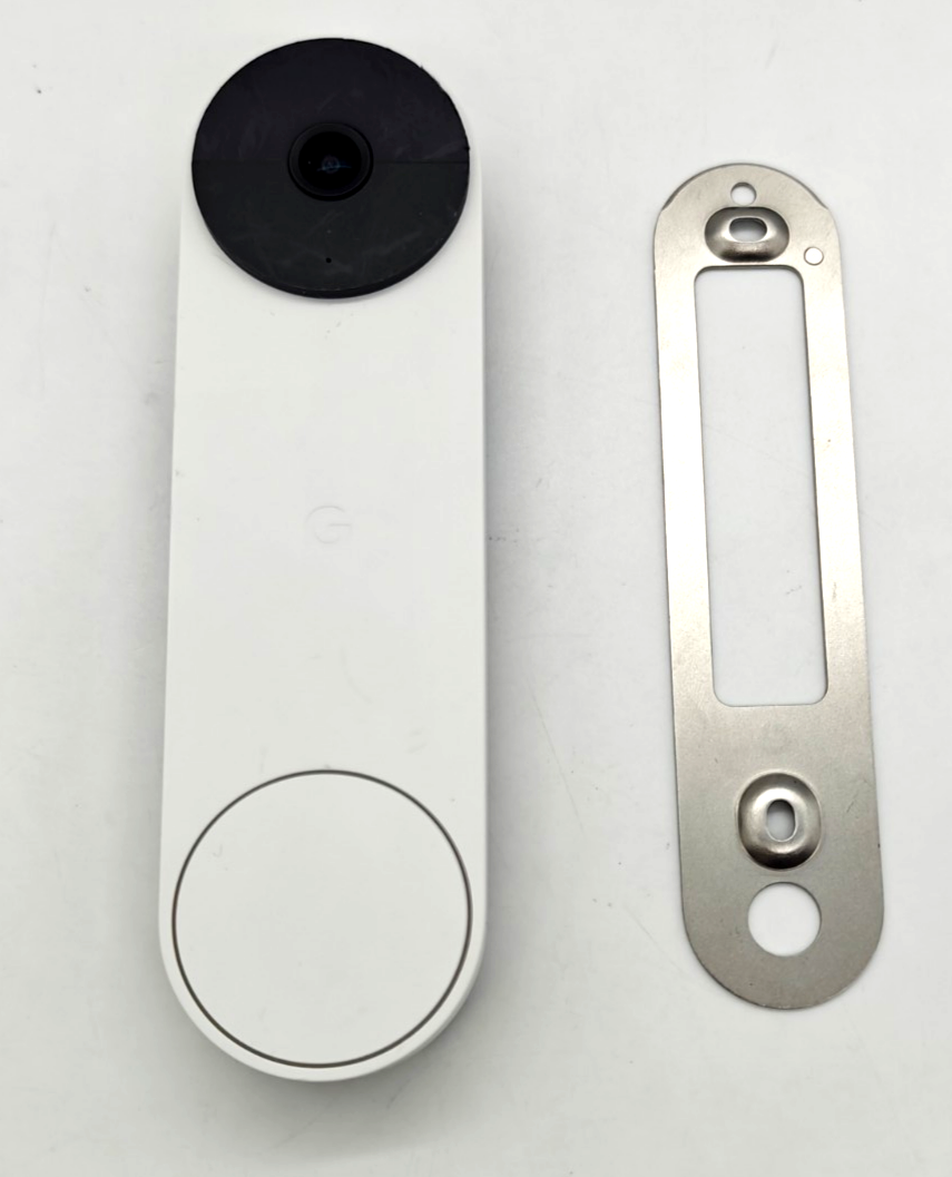 Google Nest Doorbell (Battery) - Snow - Unit & Mount ONLY - Read