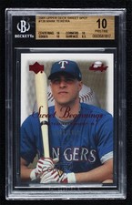 2001 Upper Deck Sweet Spot Beginnings /1500 Mark Teixeira BGS 10 PRISTINE fz0