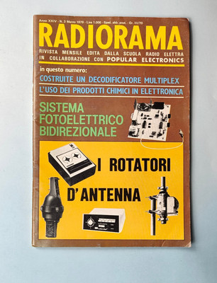 RADIORAMA 3 März 1979 Antennenrotatoren Koss K/145 Kopfhörer Timer LM322