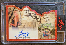 2026 Leaf Metal President's Day Olivia Dunne Auto 1/1 #MR-OD1 Mt. Rushmore Livvy