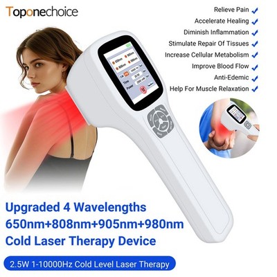 Cold Laser Pain Relief 25 Dioden Laser Therapiegerät für Rücken Schulter Gelenke